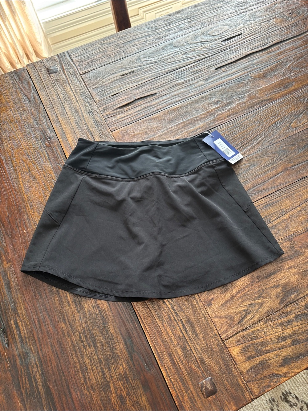 Addison Bay Black Active Skort